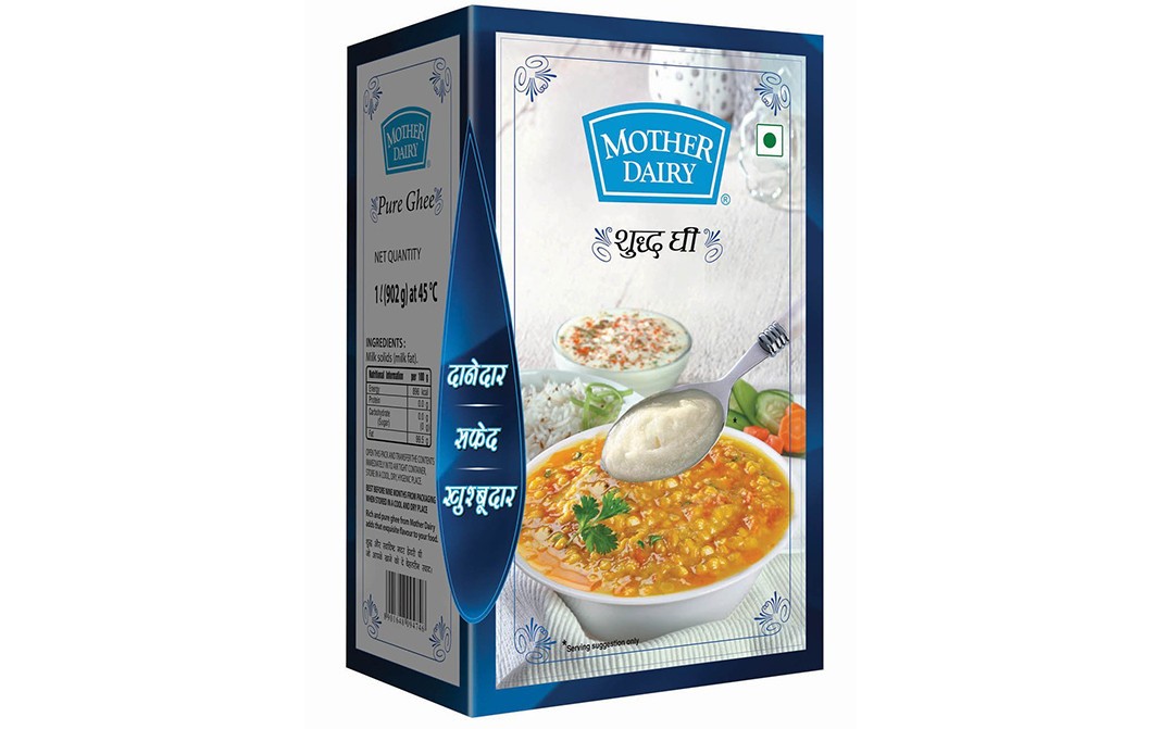 Mother Dairy Pure Ghee    Box  1 litre